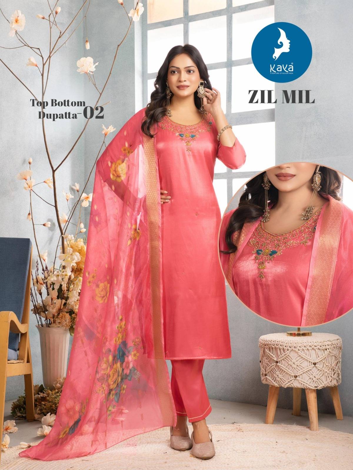 Kaya Zil Mil Wholesale Kurtis in Mumbai